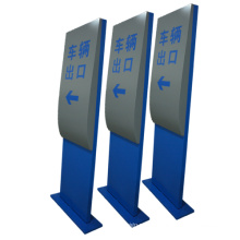 Carpark Parking Entrance Aluminum Metal Safety Directional Poster Stand Pylon Sign Totem